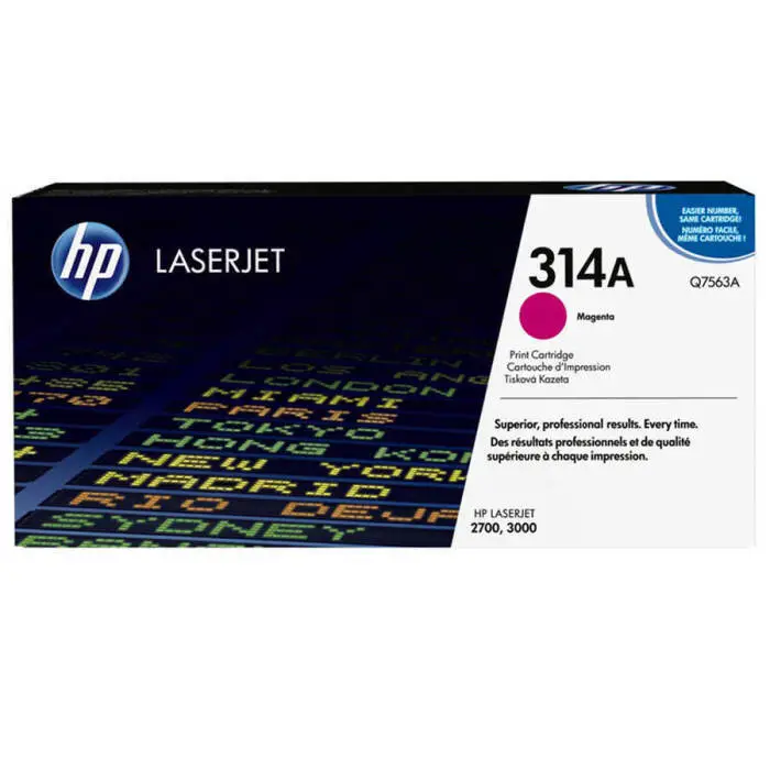 Hp 314A-Q7563A Kırmızı Orijinal Toner - 1