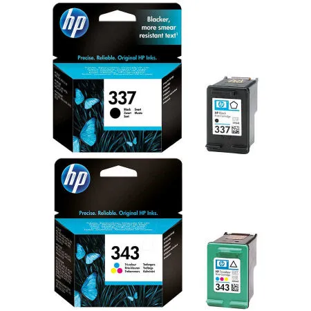 Hp 337 / Hp 343 Original Cartridge Set - Hp