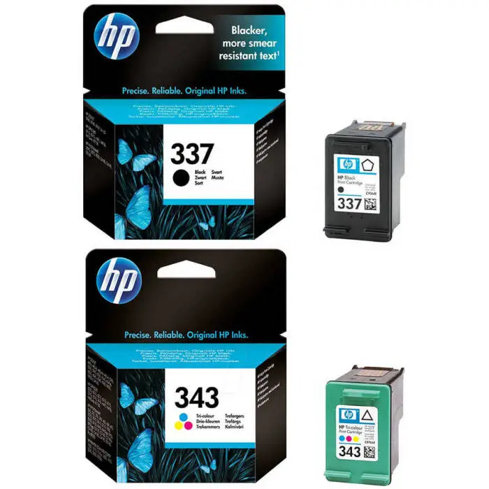 HP 337 / HP 343 Orijinal Kartuş Seti - 1