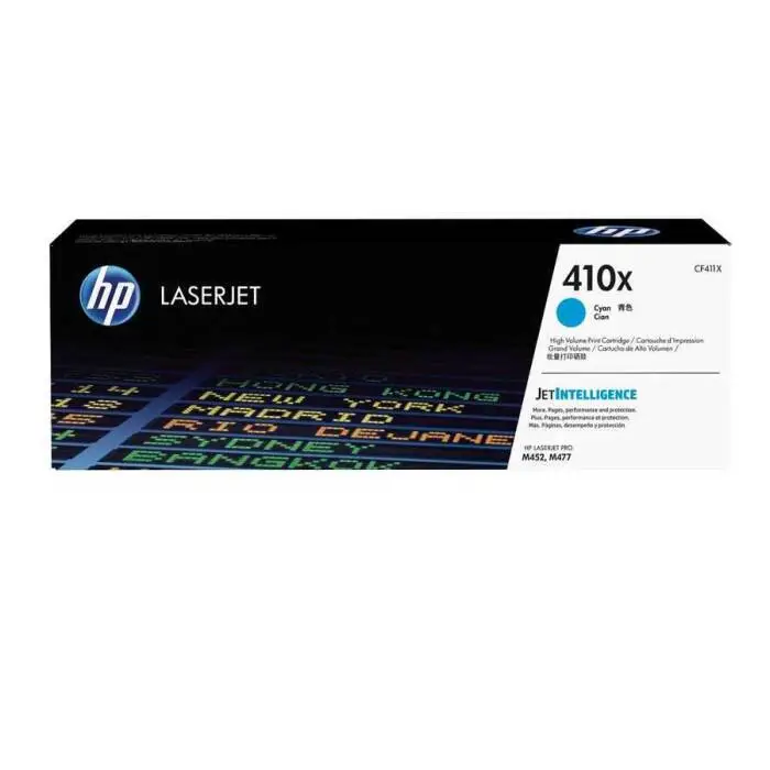 HP 410X-CF411X Cyan Original High Capacity Toner - 1