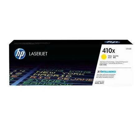HP 410X-CF412X Yellow Original High Capacity Toner - 1