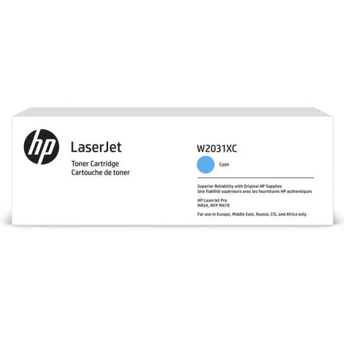 HP 415X-W2031XC Cyan Original High Capacity Toner - 1