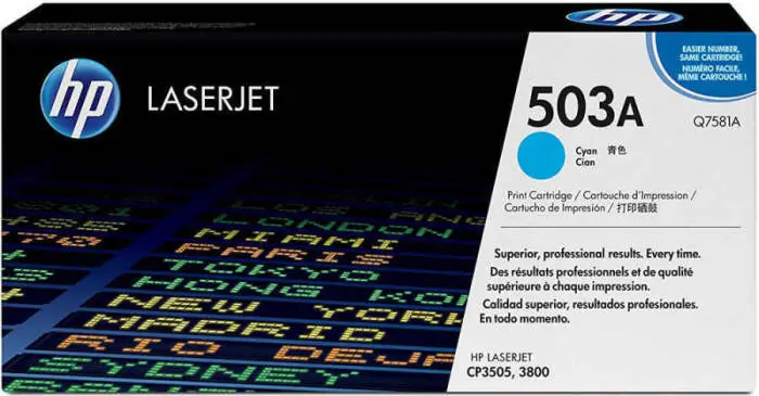 Hp 503A-Q7581A Mavi Orijinal Toner - 1