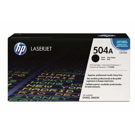 HP 504A CE250A Original Black Toner - 1