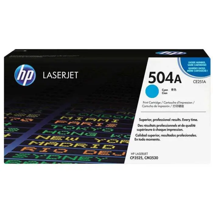 HP 504A CE251A Original Cyan Toner - 1