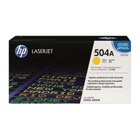 Hp 504A-CE252A Orijinal Sarı Toner - 1
