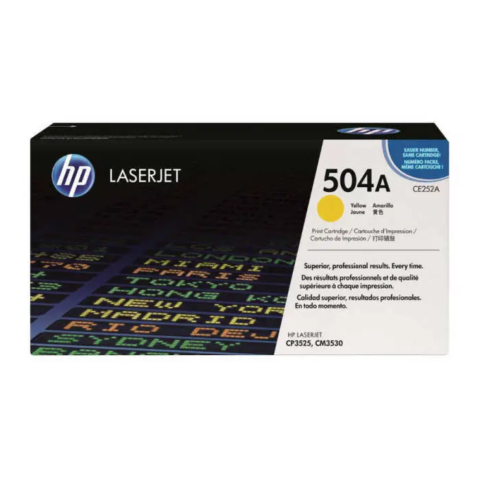 Hp 504A-CE252A Orijinal Sarı Toner - 1