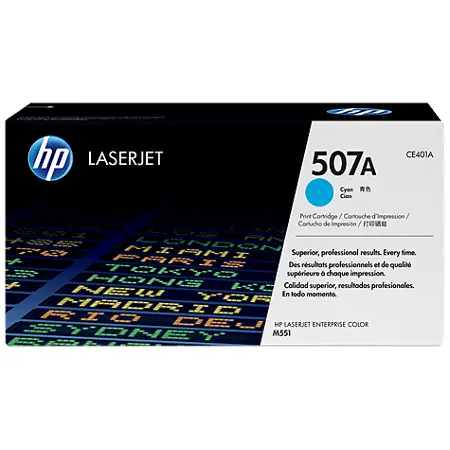 HP 507A CE401A Original Cyan Toner - 1
