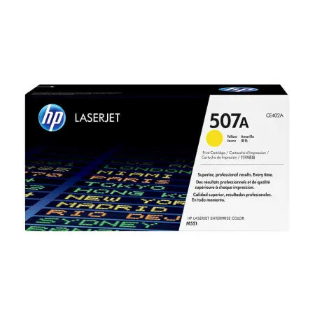 Hp 507A-CE402A Orijinal Sarı Toner - Hp