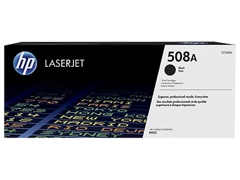 HP 508A CF360A Original Black Toner - 1