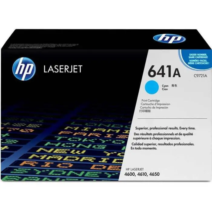 Hp 641A-C9721A Mavi Orijinal Toner - 1