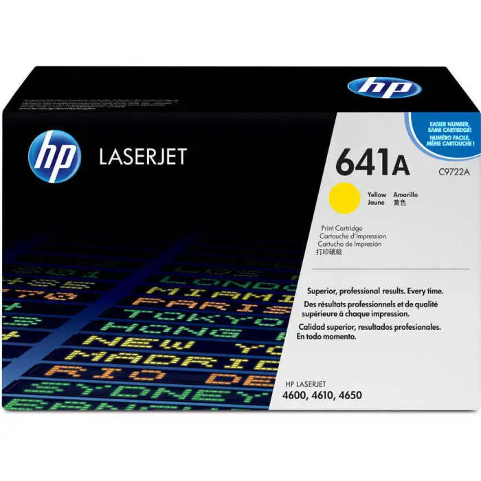 Hp 641A-C9722A Sarı Orijinal Toner - 1