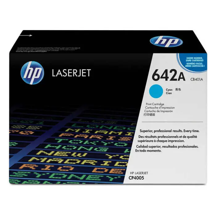 HP 642A CB401A Cyan Original Toner - 1