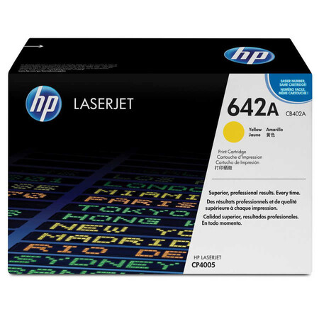 Hp - Hp 642A-CB402A Sarı Orjinal Toner