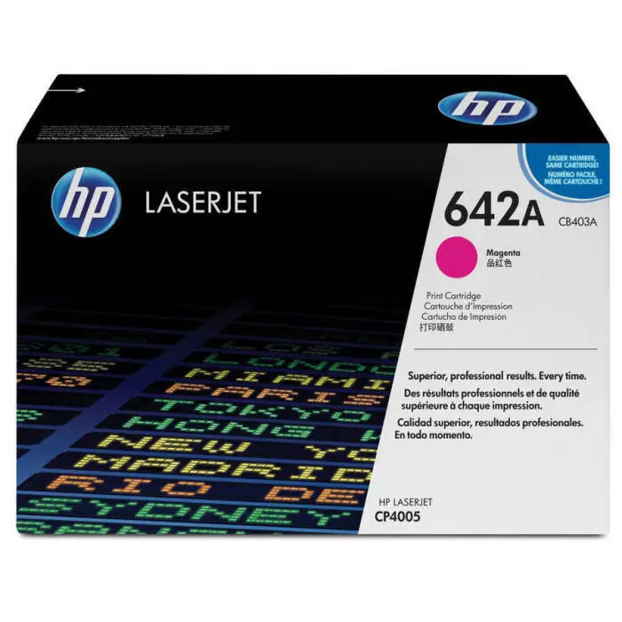 Hp 642A-CB403A Kırmızı Orijinal Toner - 1
