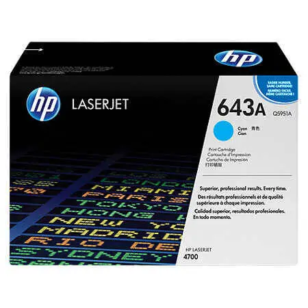 HP 643A Q5951A Cyan Original Toner - 1
