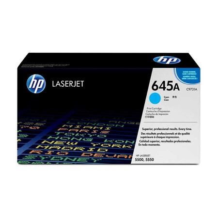 Hp - Hp 645A-C9731A Orjinal Mavi Toner