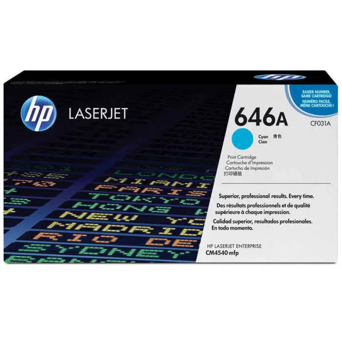 HP 646A CF031A Original Cyan Toner - 1