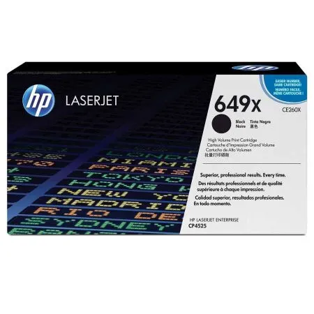 Hp 649X-CE260X Siyah Orijinal Toner Yüksek Kapasiteli - Hp