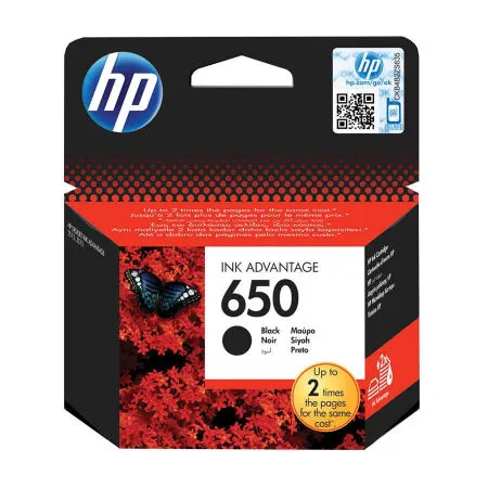 Hp 650-CZ101AE Orijinal Siyah Kartuş - Hp