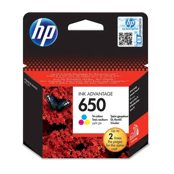 Hp 650-CZ102AE Orijinal Renkli Kartuş - 1