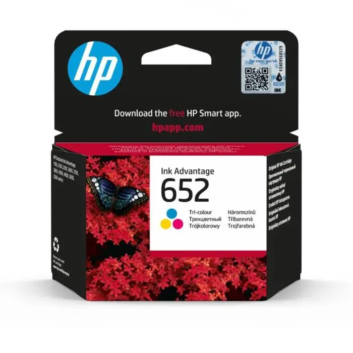 Hp 652-F6V24AE Orijinal Renkli Kartuşu - 1