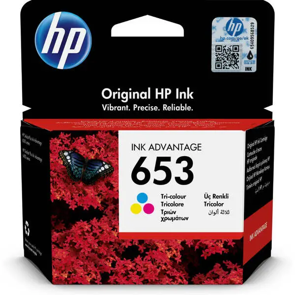 Hp 653-3YM74AE Renkli Orijinal Kartuş - 1