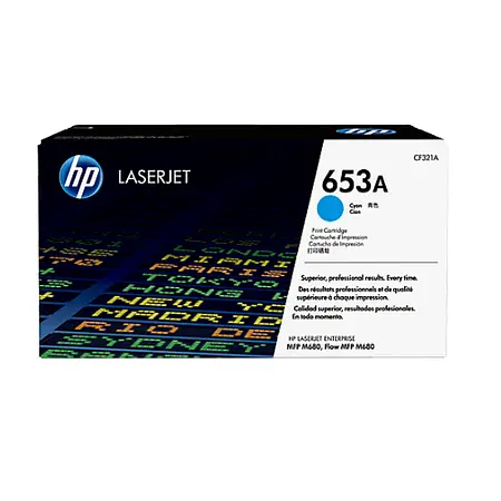 Hp 653A-CF321A Mavi Orijinal Toner - Hp