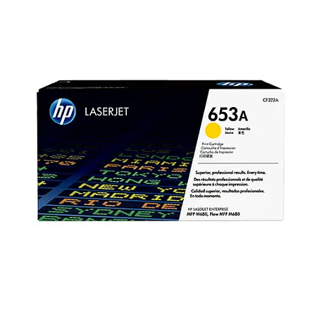 HP 653A CF322A Original Yellow Toner - 1