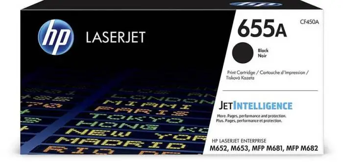 Hp 655A-CF450A Siyah Orijinal Toner - 1