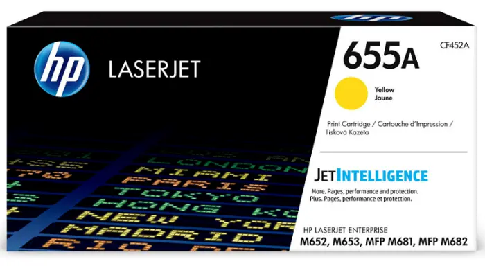 Hp 655A-CF452A Sarı Orijinal Toner - 1