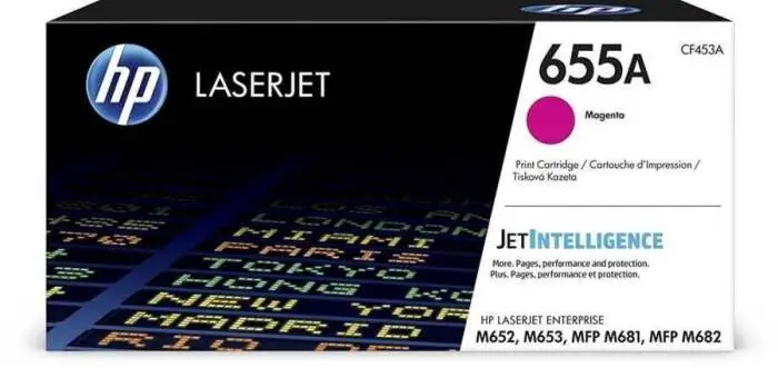 Hp 655A-CF453A Kırmızı Orijinal Toner - 1