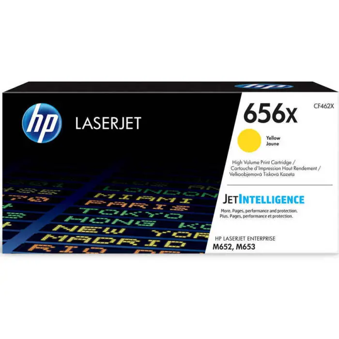 HP 656X CF462X Original High Capacity Yellow Toner - 1