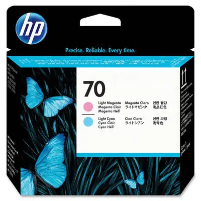 HP 70-C9405A Original Light Magenta And Light Cyan Print Head - 1