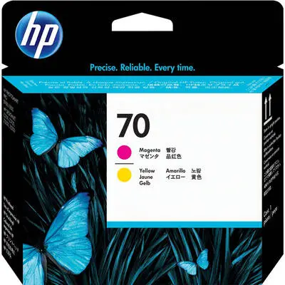 HP 70-C9406A Original Magenta And Yellow Print Head - 1