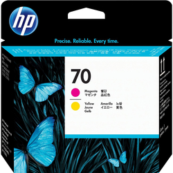 Hp 70-C9406A Orijinal Kırmızı Ve Sarı Baskı Kafası - Hp