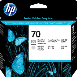 Hp 70-C9407A Orijinal Foto Siyah Ve Açık Gri Baskı Kafası - Hp