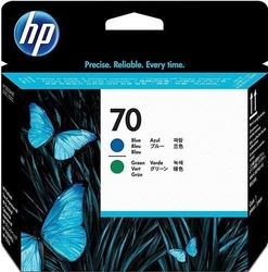 Hp 70-C9408A Orijinal Mavi Ve Yeşil Baskı Kafası - Hp