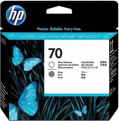 HP 70-C9410A Original Gloss Enhancer And Gray Print Head - 1