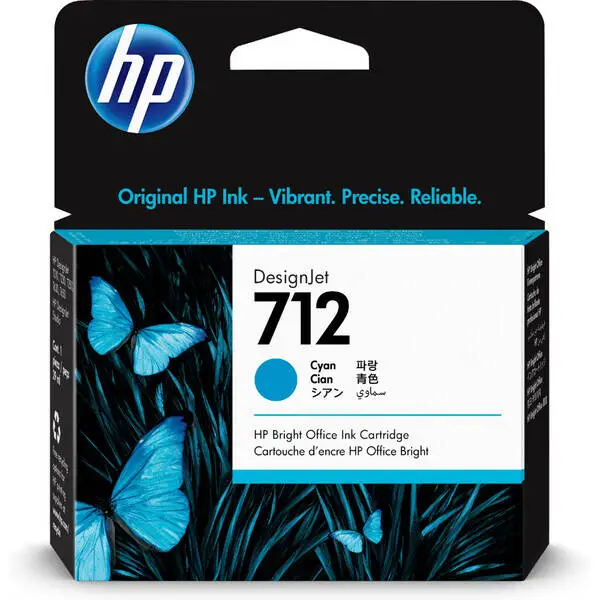 Hp 712-3ED67A Cyan Original Cartridge - 1