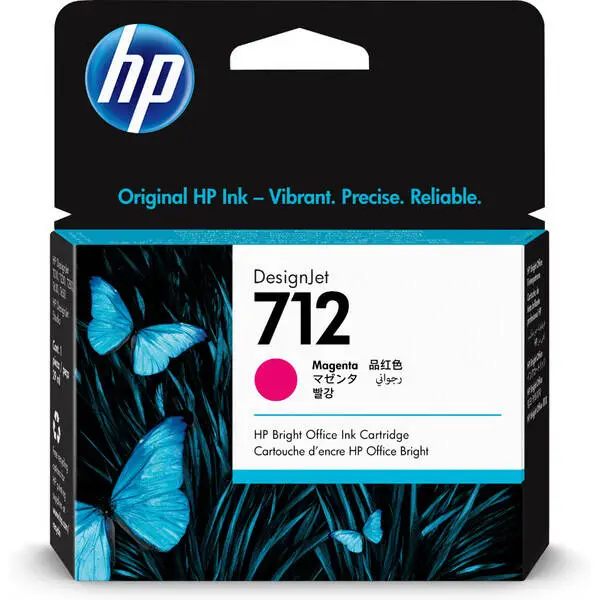 Hp 712-3ED68A Kırmızı Orijinal Kartuş - 1