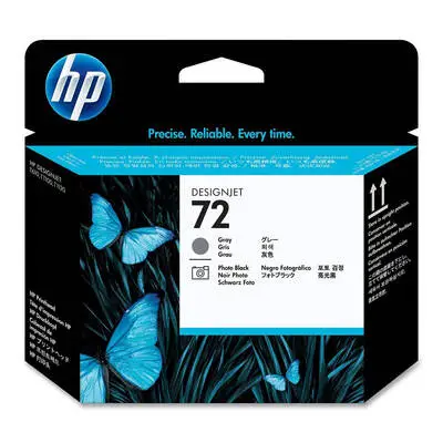 Hp 72-C9380A Orijinal Gri Ve Foto Siyah Baskı Kafası - 1
