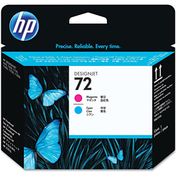 Hp 72-C9383A Orijinal Kırmızı Ve Mavi Baskı Kafası - Hp