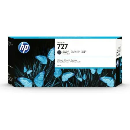 Hp 727-C1Q12A Mat Siyah Orijinal Kartuş - Hp