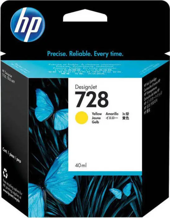 Hp 728-F9J61A Sarı Orijinal Kartuş - 1