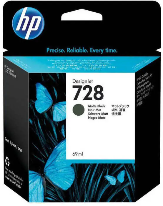 Hp 728-F9J64A Siyah Orijinal Kartuş - 1