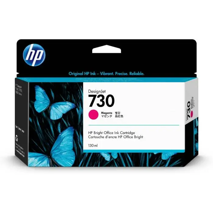 Hp 730-P2V63A Kırmızı Orijinal Kartuş - 1