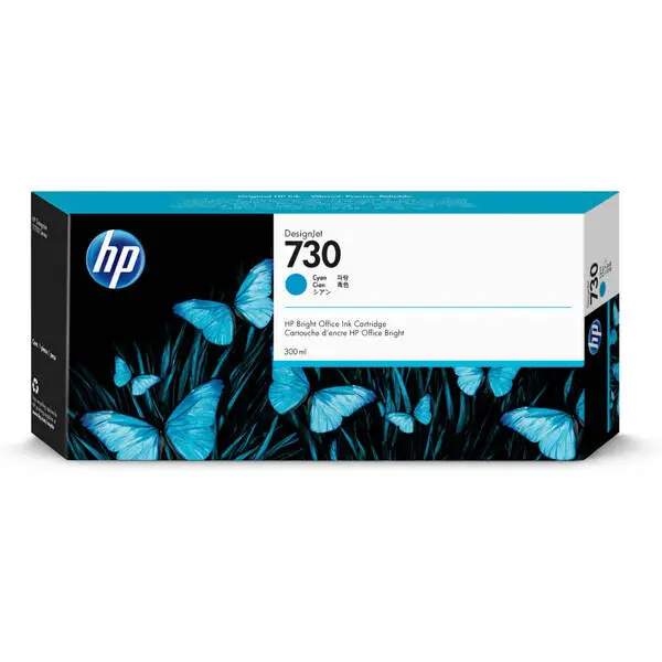 Hp 730-P2V68A Cyan Original Cartridge High Capacity - 1