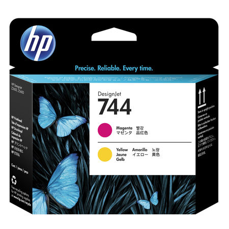 HP 744-F9J87A Magenta-Yellow Original Print Head - Hp
