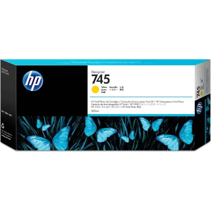 Hp 745-F9K02A Sarı Orijinal Kartuş Yüksek Kapasiteli - 1